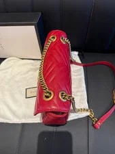 Authentic Gucci GG Marmont Small Matelassé -Tone 2