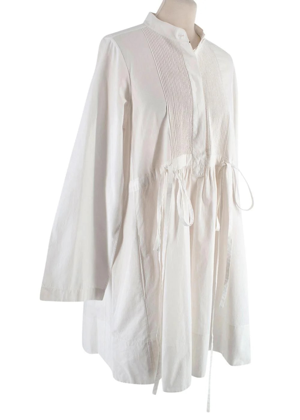 Chloe Drawstring Cotton Tunic Dress 3