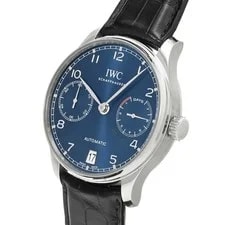 IWC Portugieser IW500710 42.3mm Stainless Steel Blue #WW1668 2