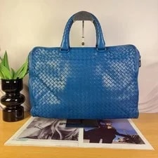 Woven — BV Intrecciato Woven Briefcase — Handbag — resale