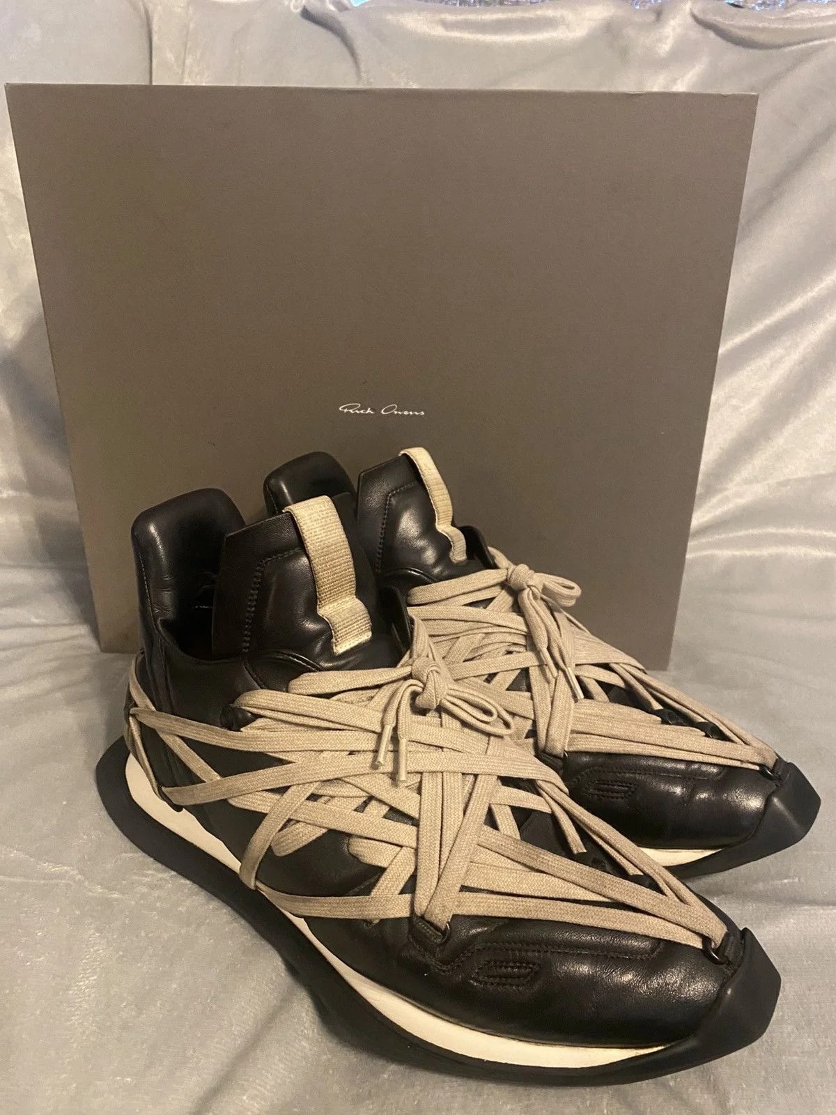 Rick Owens — Rick Owens Tecuatl Maximal Mega Lace Running Shoes — Sneaker — resale