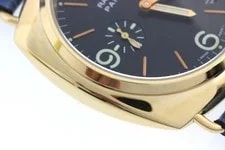 Panerai PAM00103 Radio mealWatches Black Dial K18 Pink Gold【【472】SJ】 4