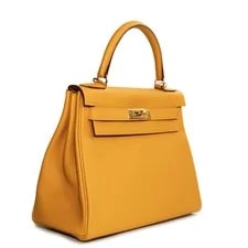 Hermès Kelly 28 Retourne Ambre GHW 2