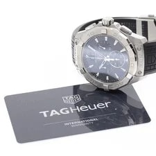 TAG Heuer Aqua Racer WAP1110 Date Black Dial Quartz Watch_870040 2