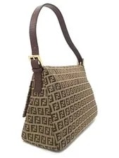 Fendi Zucchini Print Mamma Bucket Semi- X Dark DustBag #T489 2