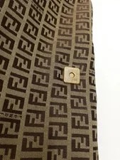 Fendi Zucchini Print Mamma Bucket Semi- X Dark DustBag #T489 4
