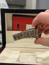 Tudor Style 38mm 18K Yellow Gold Steel Diamond Dial 12503-0004 3
