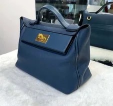 Hermes Kelly 2424 29 Dore Hardware Engraved J041403 155391198 4