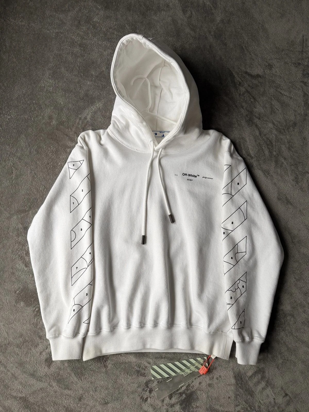 Off-White — Off-White Spring- Puzzle Hoodie Sweatshirt — streetwear — resale