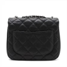 Chanel Matelasse Grained Single Flap Double Chain Meta 2