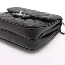 Chanel Matelasse Grained Single Flap Double Chain Meta 3
