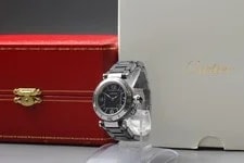 Cartier Pasha Seatimer W3140003 Black Dial 2