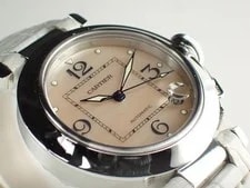 Cartier Pasha C W3106499 2003 Christmas Limited Automatic Pink Shell A0628 2