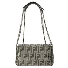 Fendi Baguette Chain Midi 8BR793 Dark Viscose Polyester C 3