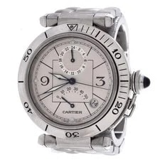 Cartier Pasha de GMT Power Reserve Automatic Stainless Steel 38 2