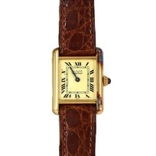Cartier — [Unserviced - Value Price] Cartier Must Tank SM Gold Plated W10031... — Watch — resale