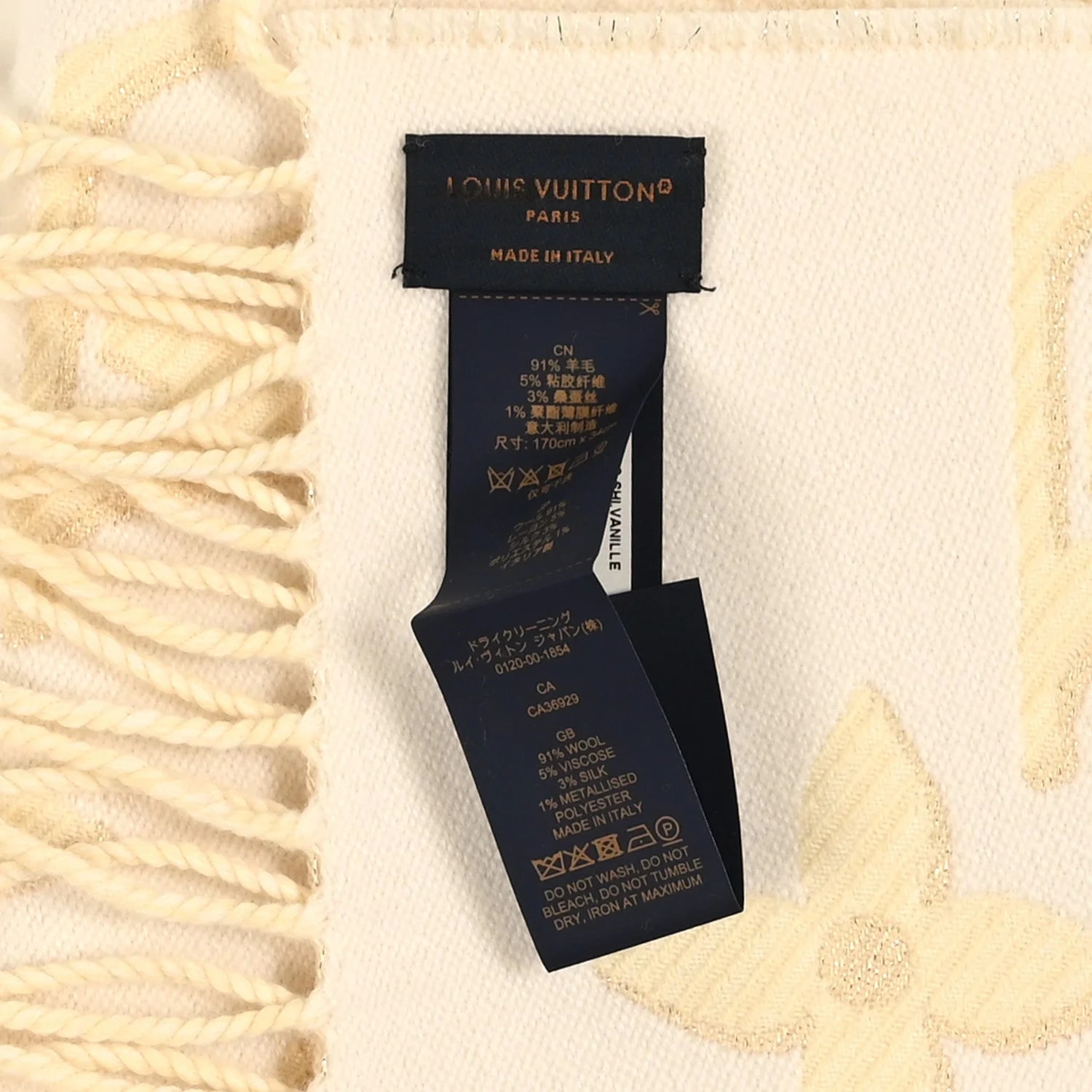 Essential Shine Scarf Vanille 3