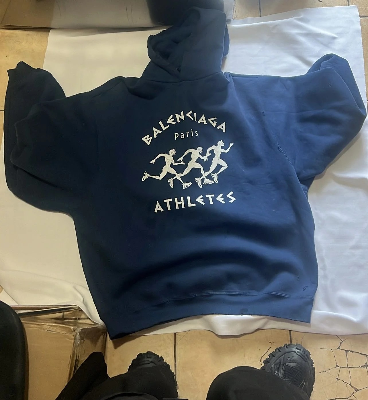 Balenciaga — Balenciaga Paris Athletes Hoodie — streetwear — resale