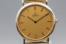 Omega de Ville Cal.1378 Gold Dial 33mm Quartz Japan 2