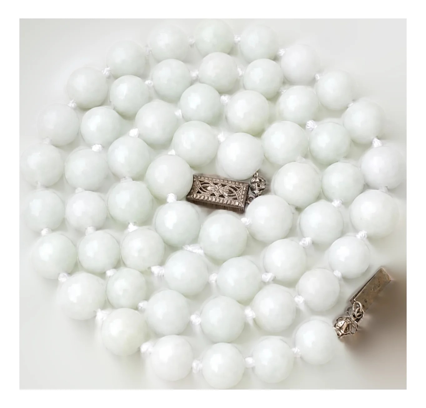 Art Deco Celadon Beaded , 24.5 Inches, 1920s — Jewelry — resale