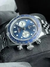 Tudor — Full Stickers Tudor Black BAY Chrono 79360B Blue & Gifts Huge Saving — Watch — resale