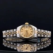 Rolex Datejust 6917 26mm Champagne Dial Fluted Steel & Gold Jubilee 2