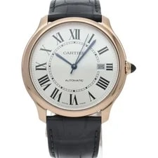 Cartier Ronde Louis LM WGRN0011 Pink Gold 40mm Silver Dial Automatic #LPW441 2