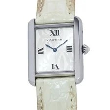 Cartier — Cartier Quartz Tank Limited Edition W1019555 Stainless Steel / Leather #TZW458 — Watch — resale