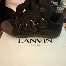 Lanvin Low Top Lace Up Solid Pattern Athletic Paris 3
