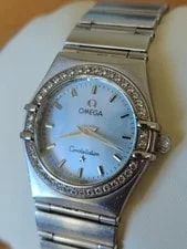 Omega Constellation Quartz 95 1476.71.00 Stainless Steel Diamond MOP 25.5mm 3