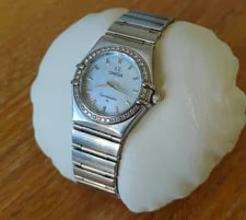 Omega Constellation Quartz 95 1476.71.00 Stainless Steel Diamond MOP 25.5mm 4