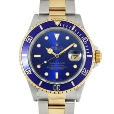 Rolex — Rolex Submariner 16613 40mm Stainless Steel Blue #WW1128 — Watch — resale
