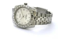 Tudor Classic Date 21010 10 Point Diamond 2148103902222 200 3