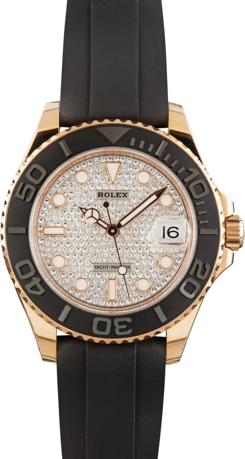 Rolex — Rolex Yacht-Master 37 Ref 268655 Diamond Paved Dial — Watch — resale