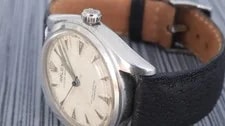 1950s Stainless Rolex Oyster Perpetual Chronometer Ref. 6084 32mm Honeycomb Dial 3