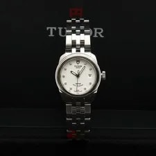 Tudor Glamour Date 26 Steel Diamond 10 Point Opaline 135378087 2
