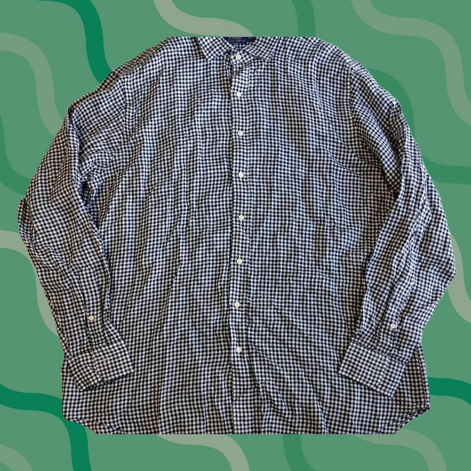 Polo Ralph Lauren — Polo Ralph Lauren Shirt 2XLT Tall Gingham Check Classic Fit Shirt — streetwear — resale