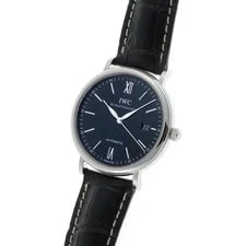 IWC Portofino IW356502 Automatic Cal.35110 Black Dial Leather 4