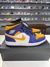 Air Jordan 1 Mid Lakers 2