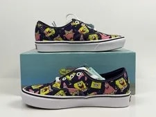 Vans Comfycush Authent Spongebob Alohabob Shoes Size 6 VN0A3WM7YZ1 2