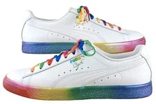 Puma Clyde Pride 9.5 Glitter Shoes 365742 01 4