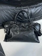 Balenciaga Classic Motorcycle City Med Distressed Crossbody Duty 2