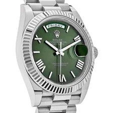 Rolex Day-Date 40 228239 White Gold Olive Dial (2025) 4