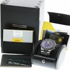 Breitling — Breitling Bentley Light Body VB0432 Automatic 49mm Box Papers Black Chronograph — Watch — resale