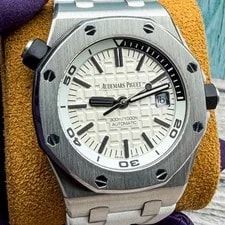Audemars Piguet Royal Oak Offshore Diver 42M 15710ST.OO.A002CA.02 AP White Diver 3