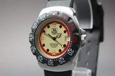 Tag Heuer — 【】 TAG Heuer Formula 1 WA1211 Pro 200m Cream Dial Quartz — Watch — resale