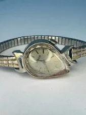 Jaeger-LeCoultre 1950's Tear Drop 14k White Gold S Asymmetrical 3
