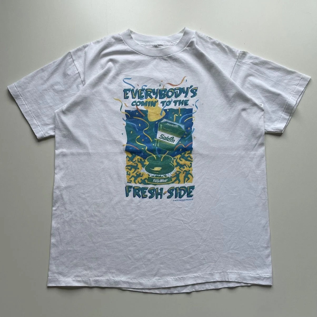 1990s Salem Cigarettes Promo Graphic T Shirt — streetwear — resale