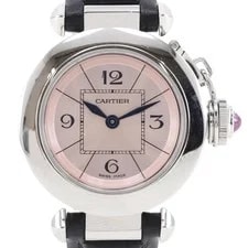 Cartier — Cartier Mispacha W3140026 Stainless Steel X Leather Quartz Analog Display — Watch — deal