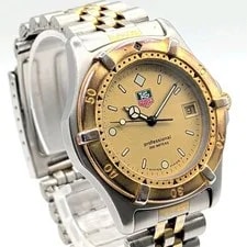 TAG Heuer Professional 2000 Quartz Silver Gold Dial Y2K Operation 2